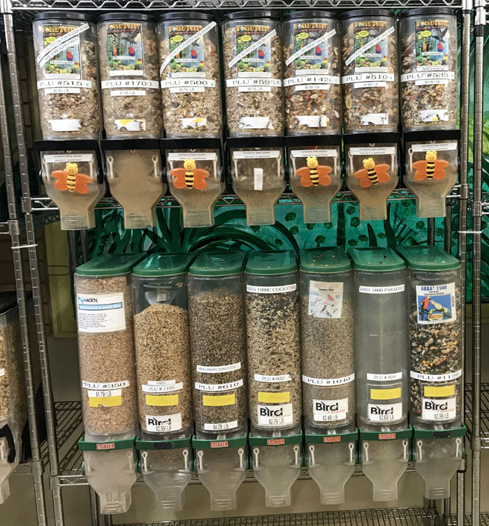 Bulk food bins