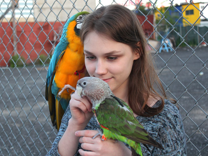 Marianna with Truman