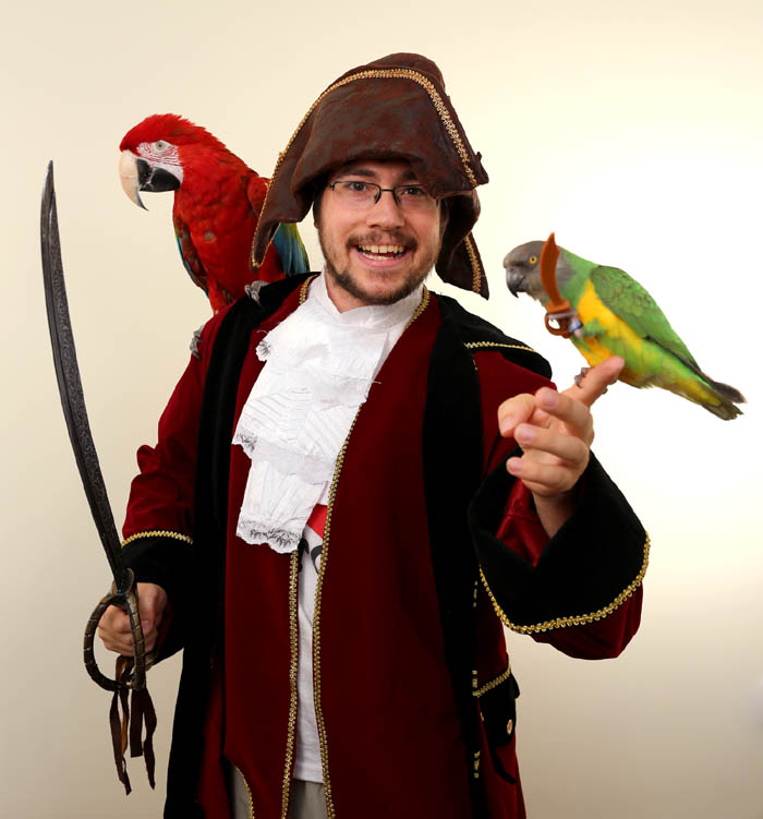 Pirate Parrot Shoulder 7106