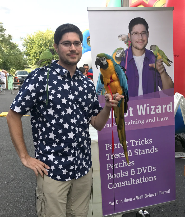 Parrot Wizard Banner